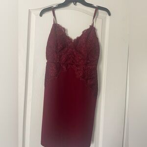 Burgundy Dress